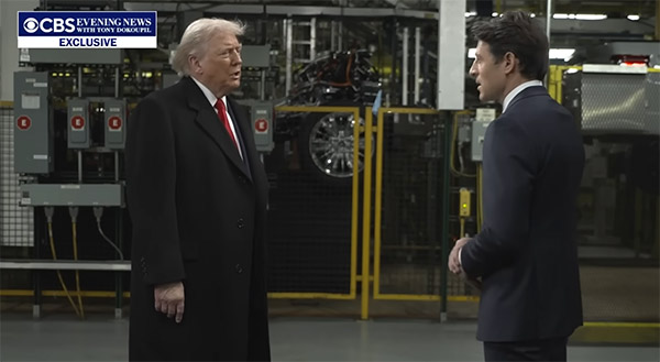 白宫警告美媒CBS：不要剪辑特朗普说的话不然告到你倾家荡产